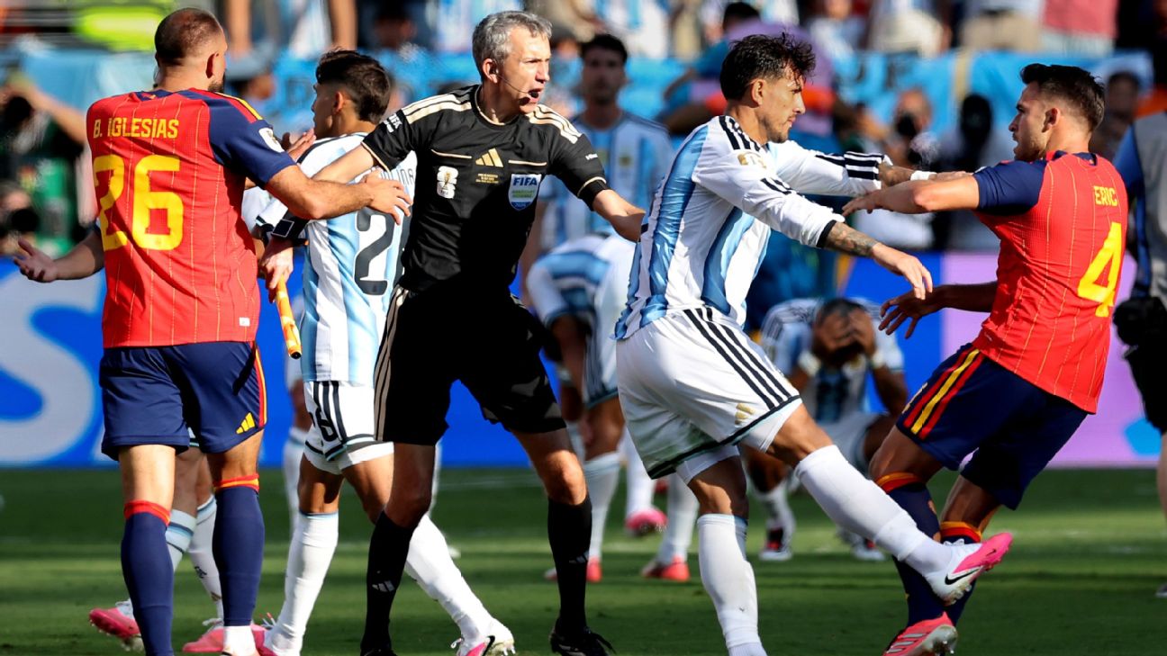 FIFA调查西班牙阿根廷世界杯决赛赛后冲突